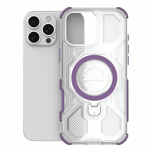 Coque pour Apple iPhone 15, Techsuit, Carbon Shield Pro, Violet
