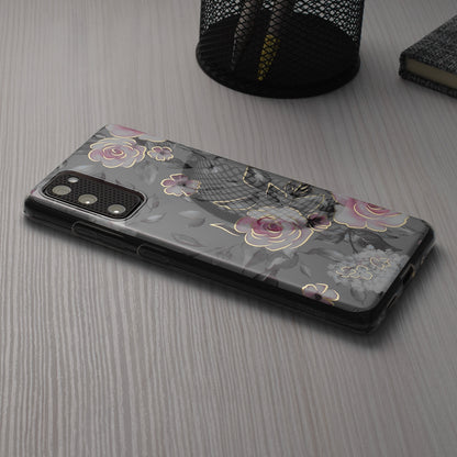 Custodia per Apple iPhone 15, Techsuit, Marble, Grigio