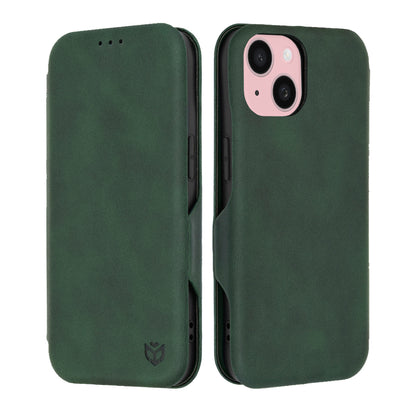 Coque pour Apple iPhone 15, Techsuit, Safe Wallet Plus, Vert