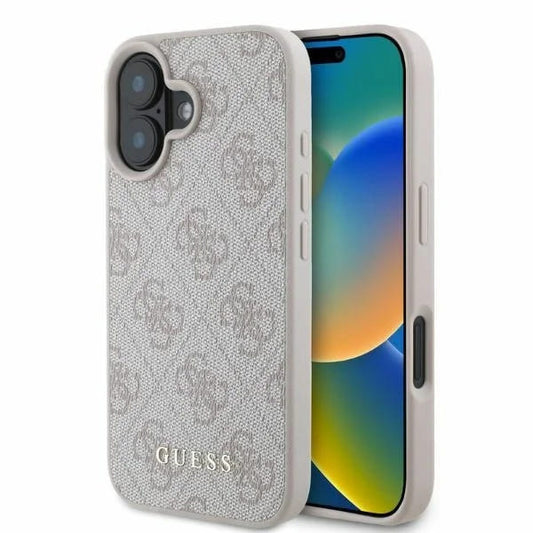 Étui pour Apple iPhone 16 Plus, Guess, 4G Classic, Rose