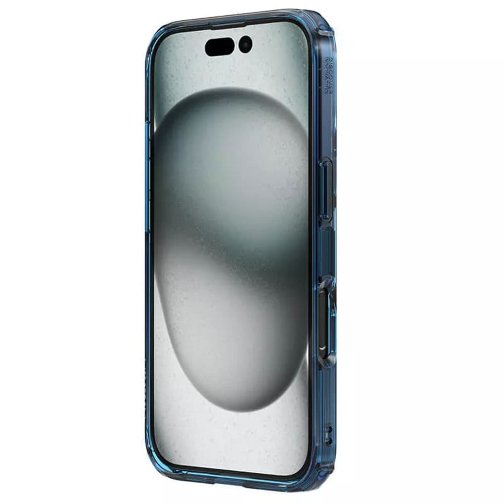 Custodia per Apple iPhone 16 Plus, Nillkin, Nature Pro, Blu