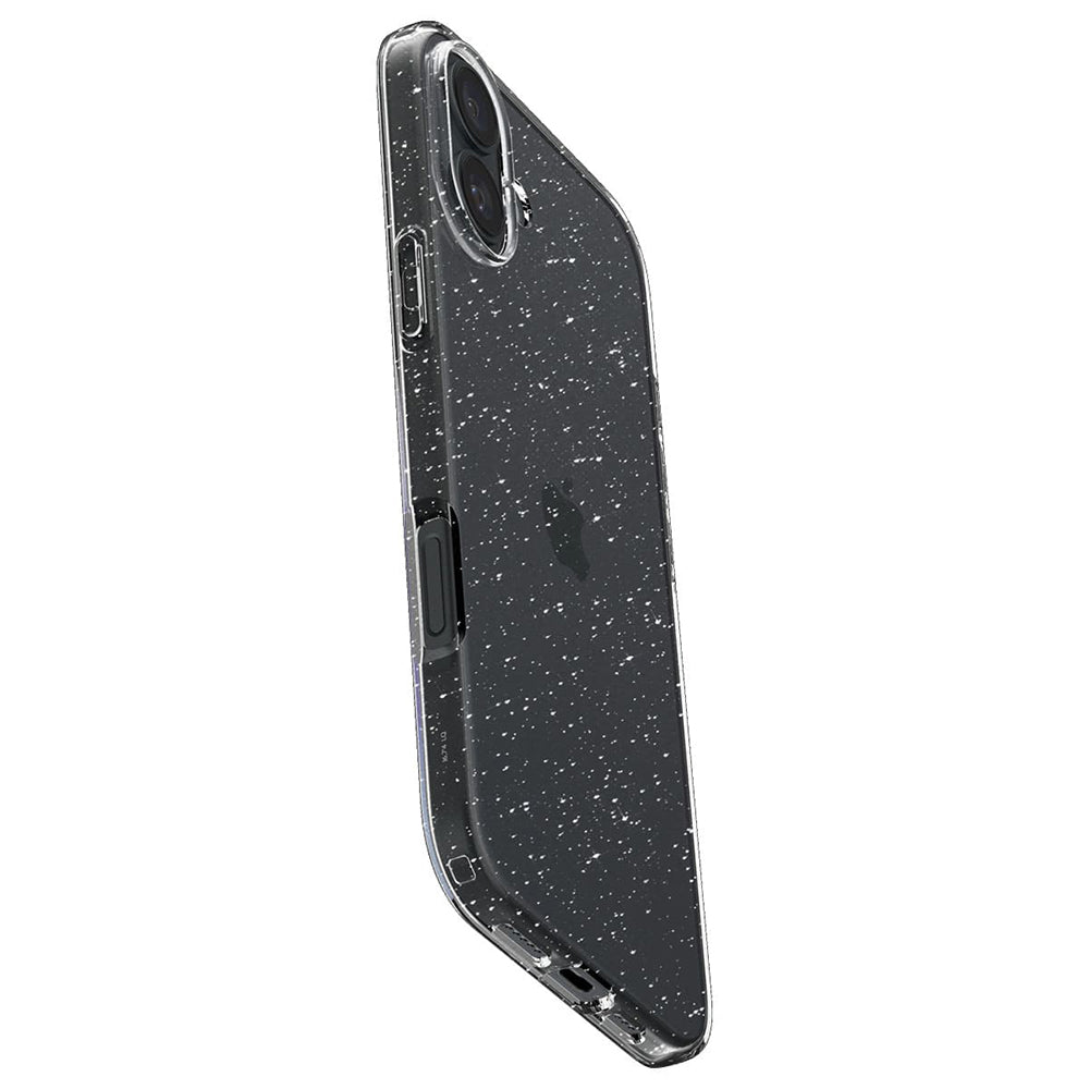 Custodia per Apple iPhone 16 Plus, Spigen, Liquid Crystal Glitter, Trasparente