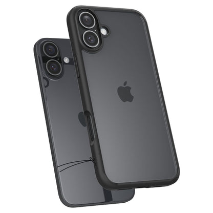 Étui pour Apple iPhone 16 Plus, Spigen, Ultra Hybrid, Noir Mat