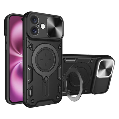 Custodia per Apple iPhone 16 Plus, Techsuit, CamGuard Pro, Nera