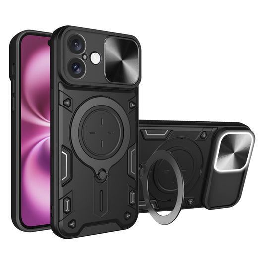 Coque pour Apple iPhone 16 Plus, Techsuit, CamGuard Pro, Noire
