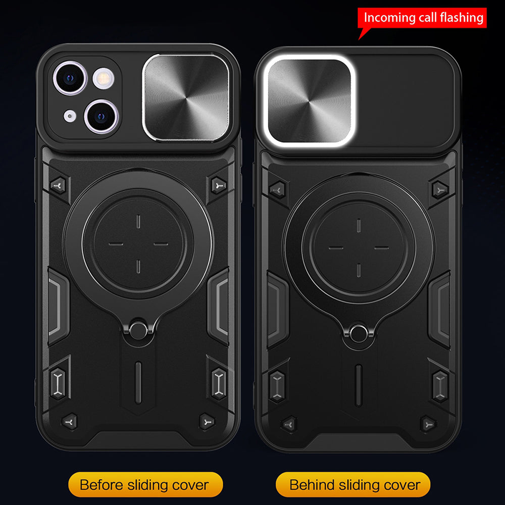 Custodia per Apple iPhone 16 Plus, Techsuit, CamGuard Pro, Nera