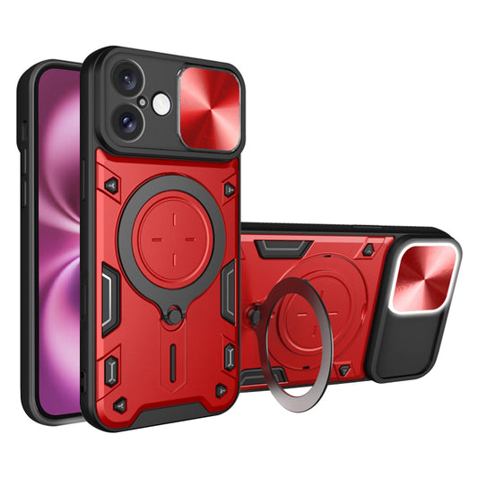 Coque pour Apple iPhone 16 Plus, Techsuit, CamGuard Pro, Rouge