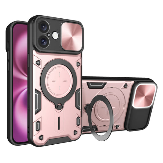 Coque pour Apple iPhone 16 Plus, Techsuit, CamGuard Pro, Rose Doré