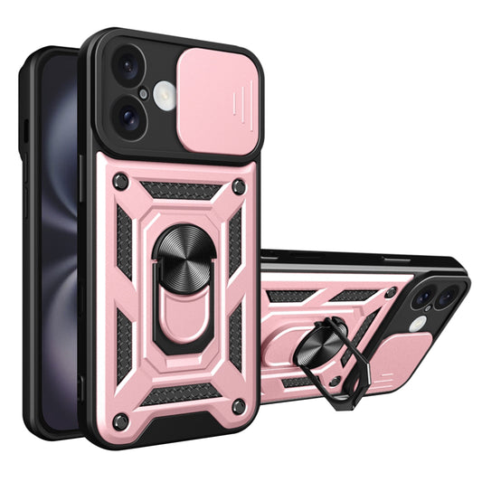 Coque pour Apple iPhone 16 Plus, Techsuit, CamShield, Rose