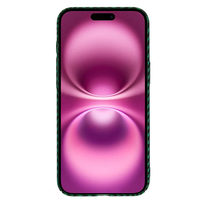 Coque pour Apple iPhone 16 Plus, Techsuit, Carbonite FiberShell, Vert