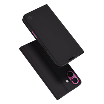 Custodia per Apple iPhone 16 Plus, Techsuit, Magskin Book, Nera