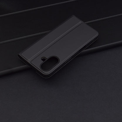 Custodia per Apple iPhone 16 Plus, Techsuit, Magskin Book, Nera