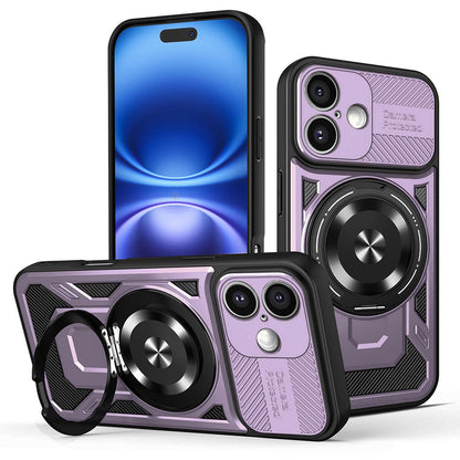 Coque pour Apple iPhone 16 Plus, Techsuit, RuggedCam, Violet
