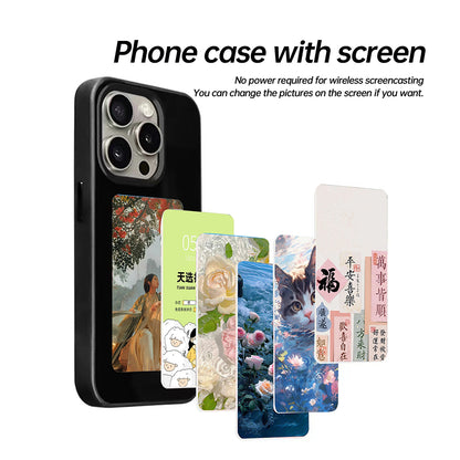 Custodia per Apple iPhone 16 Plus, Techsuit, SmartScreen NFC, Nera