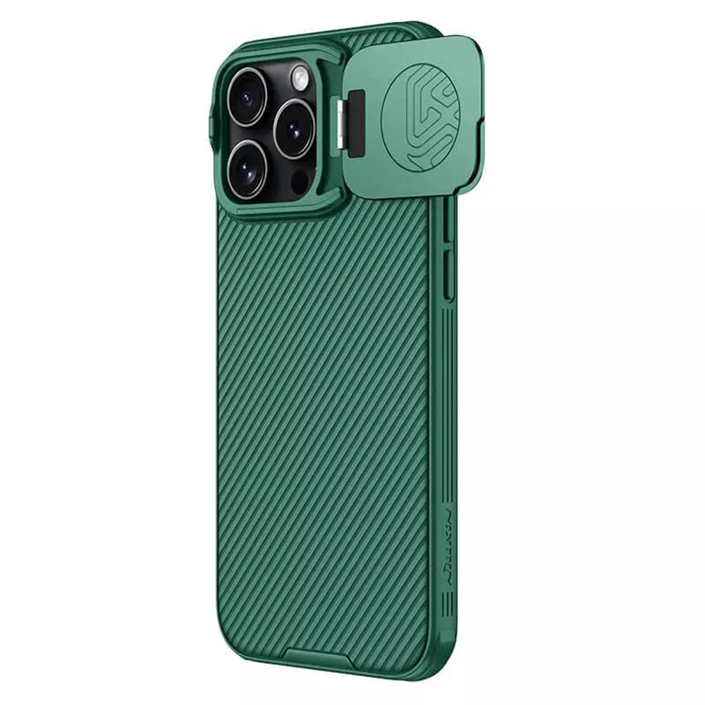 Coque pour Apple iPhone 16 Pro Max, Nillkin, CamShield Prop, Vert