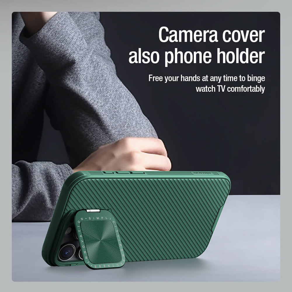Coque pour Apple iPhone 16 Pro Max, Nillkin, CamShield Prop, Vert