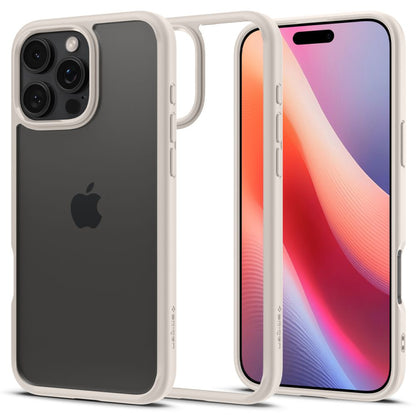 Custodia per Apple iPhone 16 Pro Max, Spigen, Ultra Hybrid, Beige ACS08385