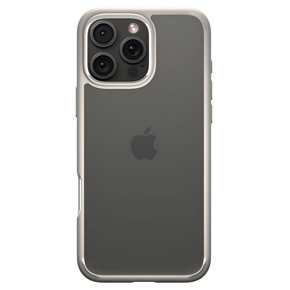 Custodia per Apple iPhone 16 Pro Max, Spigen, Ultra Hybrid, Beige ACS08385