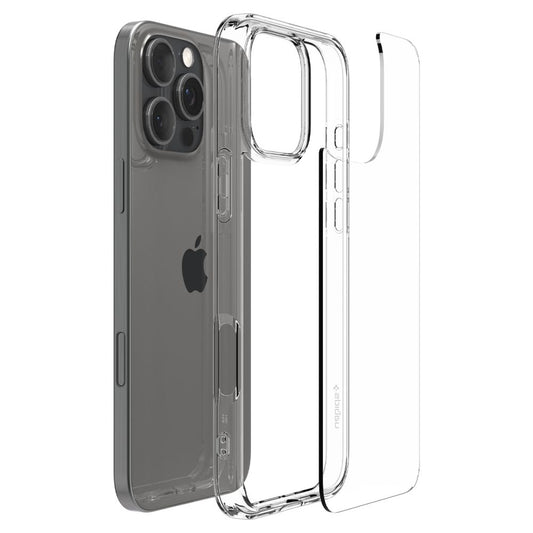 Custodia per Apple iPhone 16 Pro Max, Spigen, Ultra Hybrid, Trasparente ACS07992