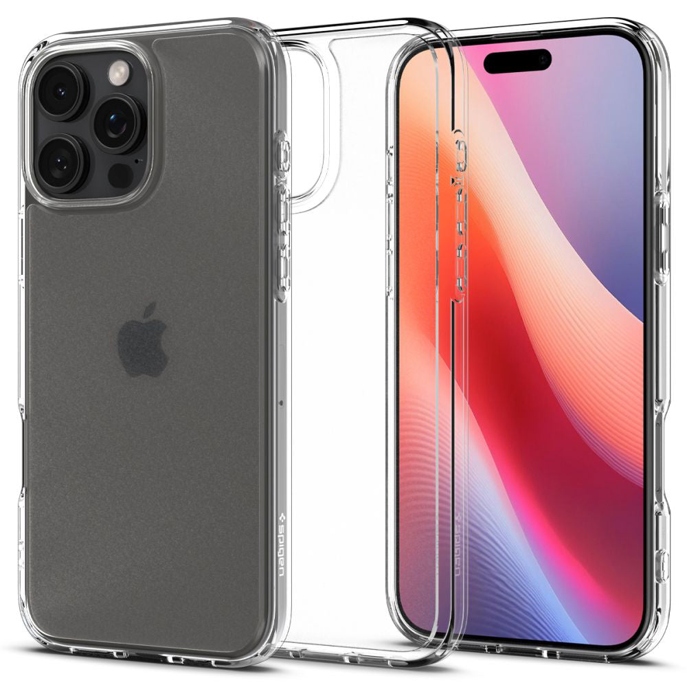 Housse pour Apple iPhone 16 Pro Max, Spigen, Ultra Hybrid, Transparent Satiné ACS07993