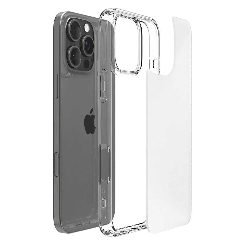 Housse pour Apple iPhone 16 Pro Max, Spigen, Ultra Hybrid, Transparent Satiné ACS07993