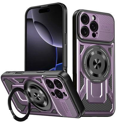 Custodia per Apple iPhone 16 Pro Max, Techsuit, RuggedCam, Viola
