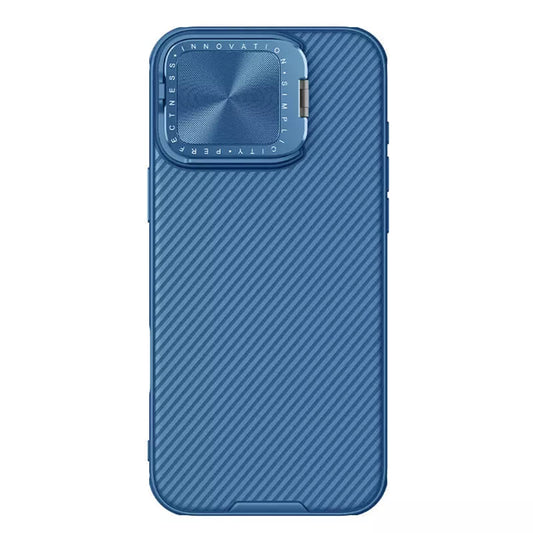 Hülle für Apple iPhone 16 Pro, Nillkin, CamShield Prop, Blau