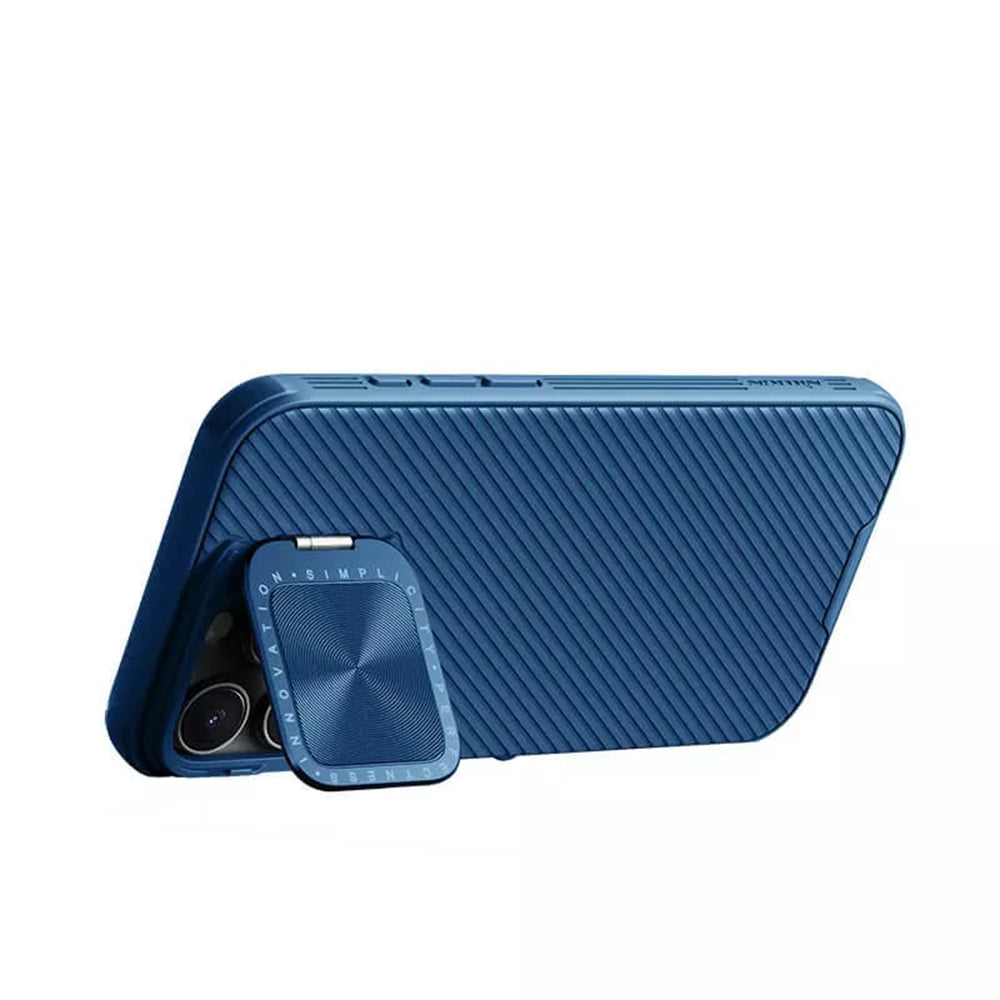 Custodia per Apple iPhone 16 Pro, Nillkin, CamShield Prop, Blu