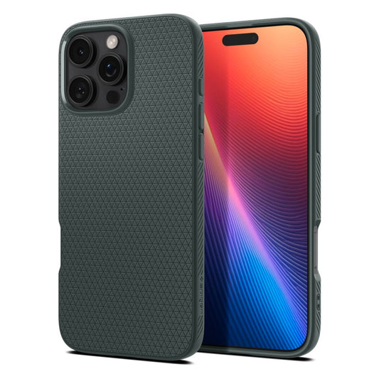 Étui pour Apple iPhone 16 Pro, Spigen, Liquid Air, Vert ACS08119