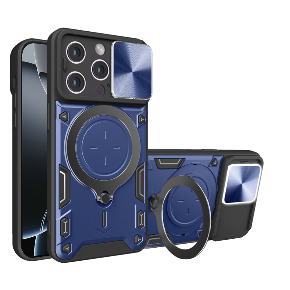 Custodia per Apple iPhone 16 Pro, Techsuit, CamGuard Pro, Blu