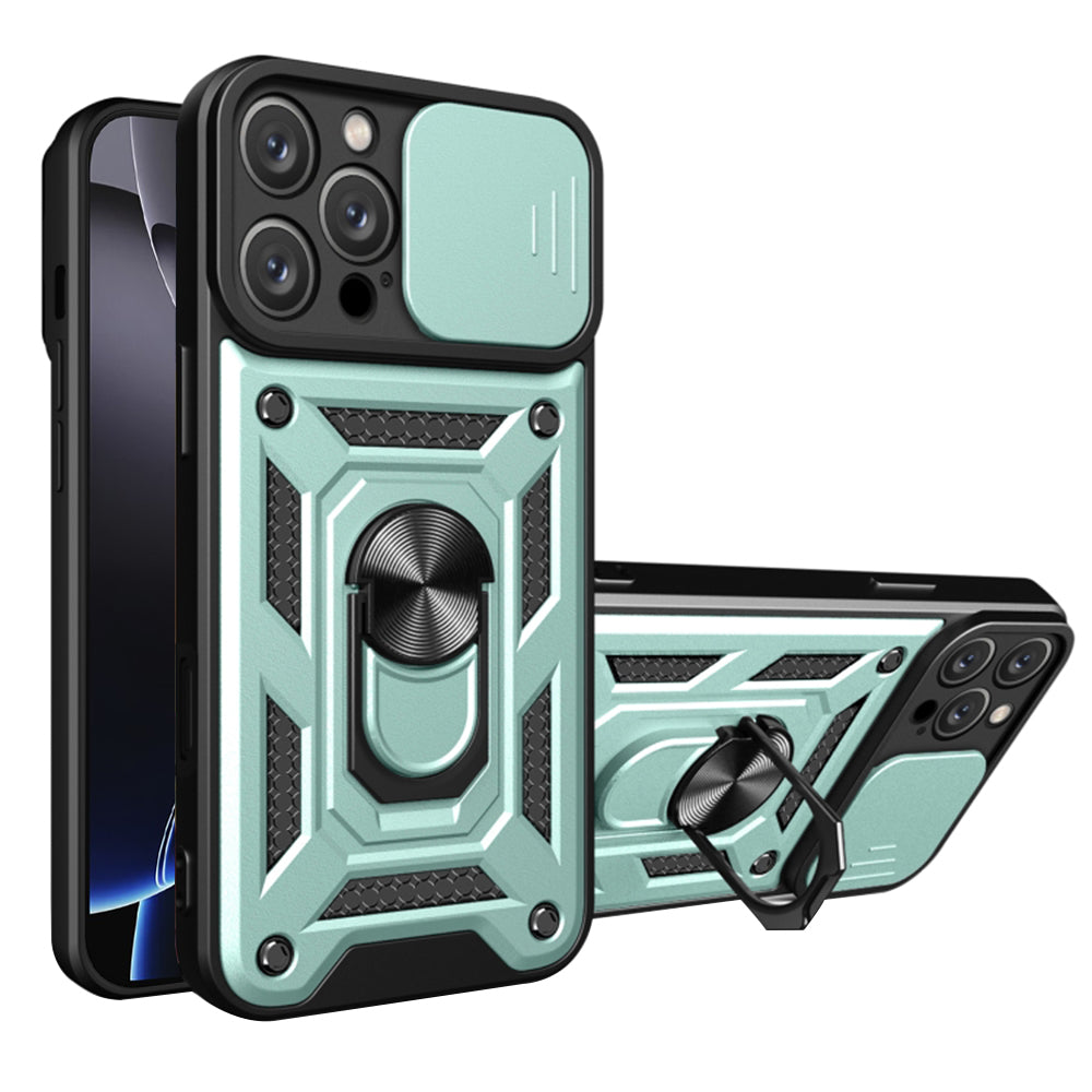 Coque pour Apple iPhone 16 Pro, Techsuit, CamShield, Vert