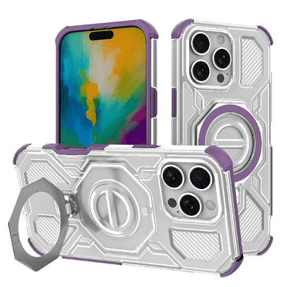 Coque pour Apple iPhone 16 Pro, Techsuit, Carbon Shield Pro, Violet