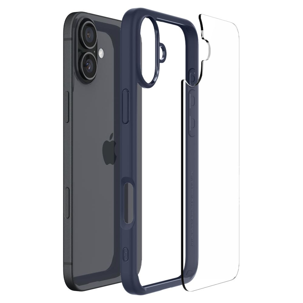 Case for Apple iPhone 16, Spigen, Ultra Hybrid, Navy Blue