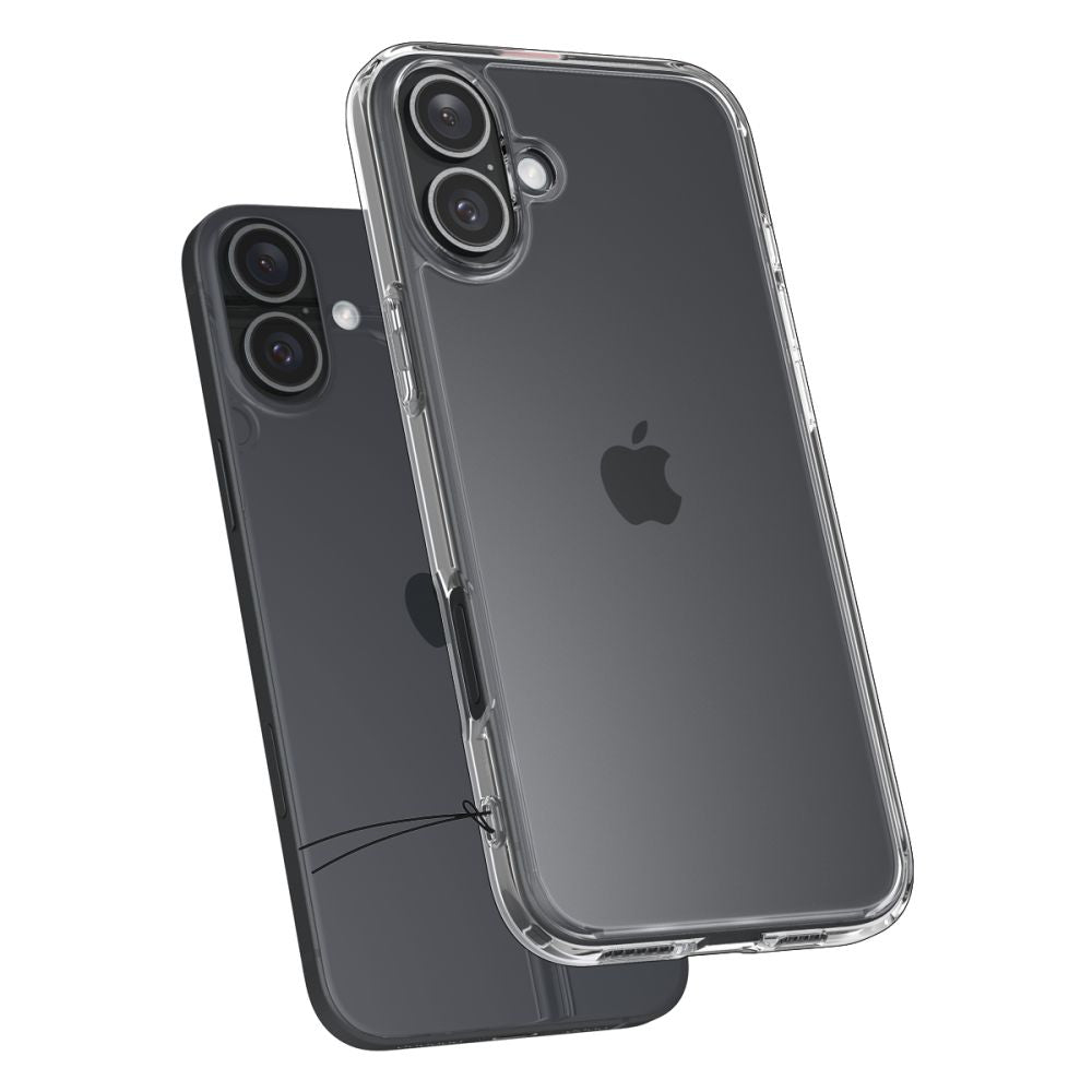 Custodia per Apple iPhone 16, Spigen, Ultra Hybrid, Trasparente