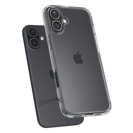 Hülle für Apple iPhone 16, Spigen, Ultra Hybrid, Transparent