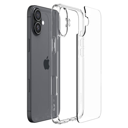 Custodia per Apple iPhone 16, Spigen, Ultra Hybrid, Trasparente