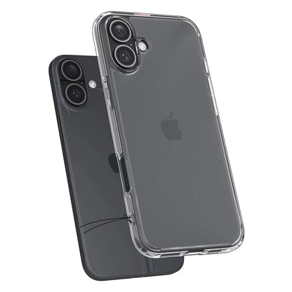 Housse pour Apple iPhone 16, Spigen, Ultra Hybrid, Transparent Satiné