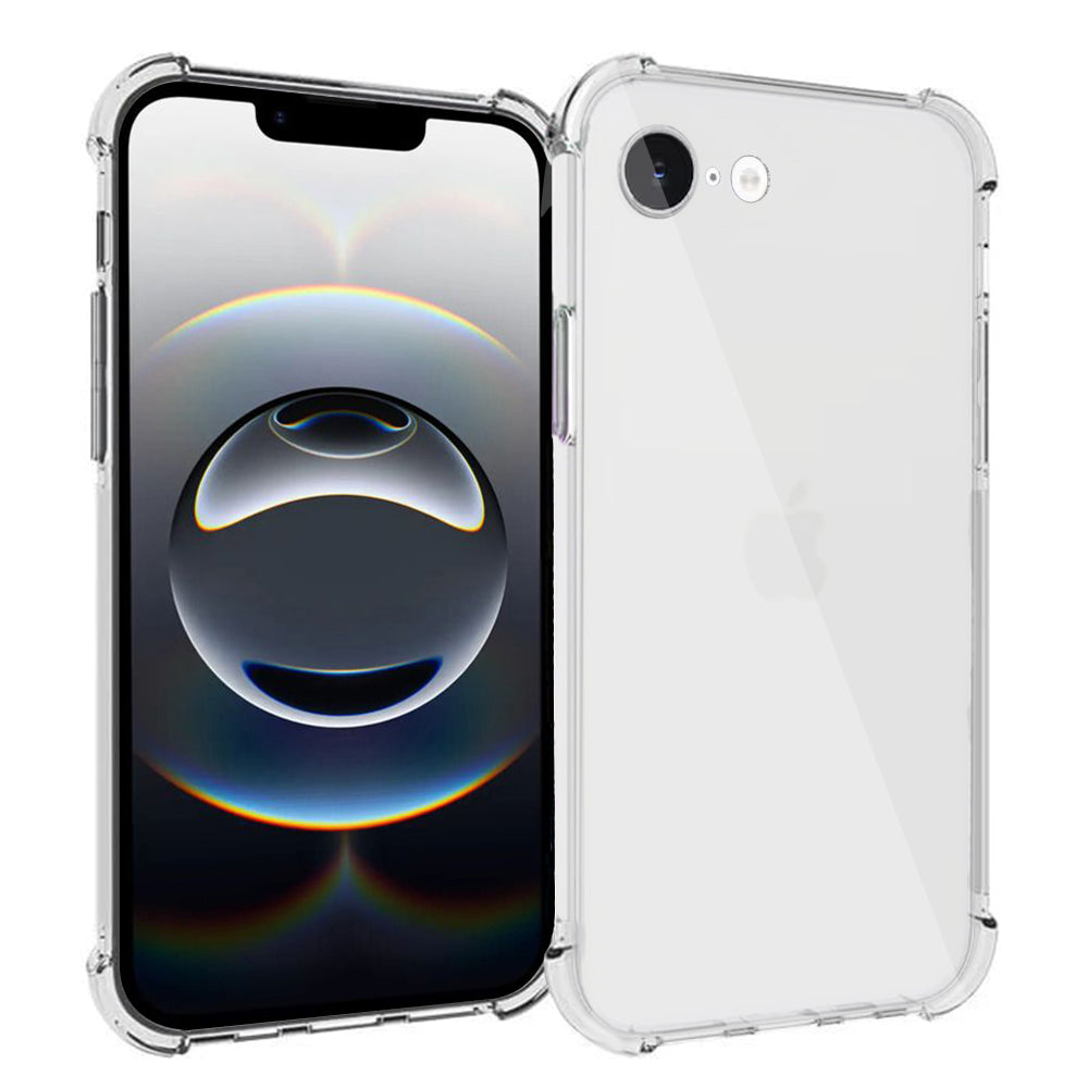 Hülle für Apple iPhone 17e / 16e, Techsuit, stoßfest klar, transparent