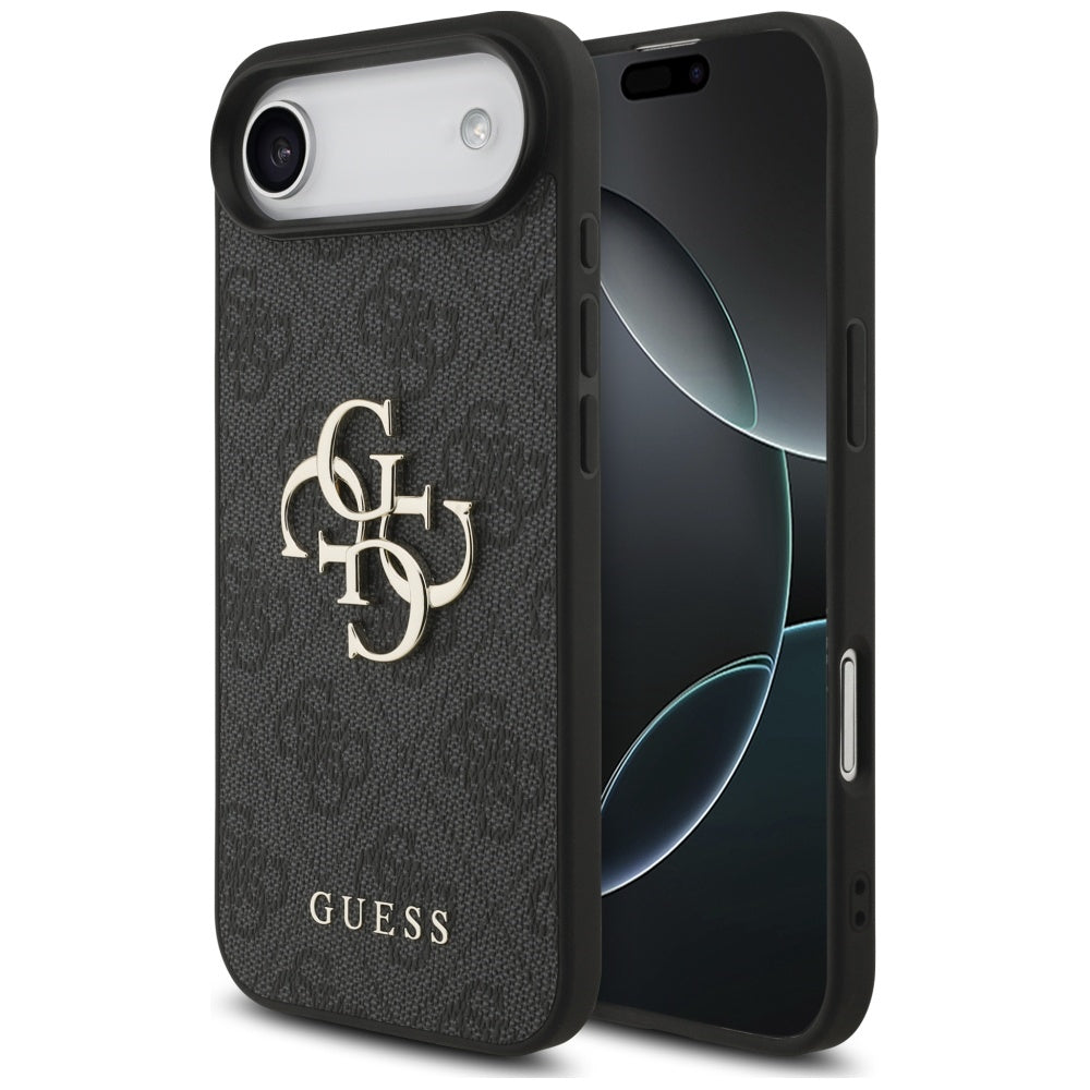 Hülle für Apple iPhone 17 Air, Guess, 4G Big Logo, Schwarz