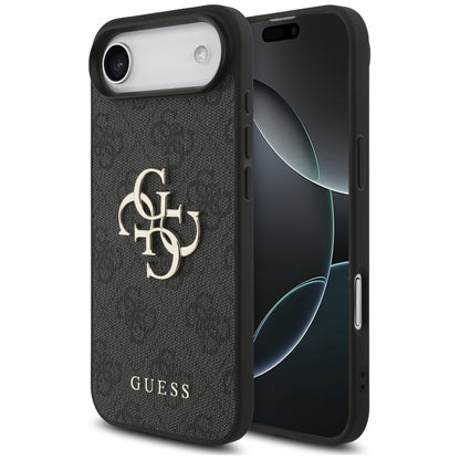 Hülle für Apple iPhone 17 Air, Guess, 4G Big Logo, Schwarz