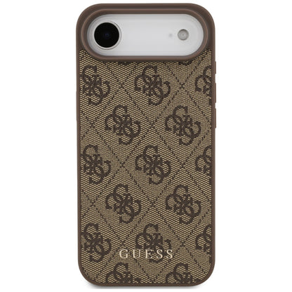Hülle für Apple iPhone 17 Air, Guess, 4G Classic, Braun