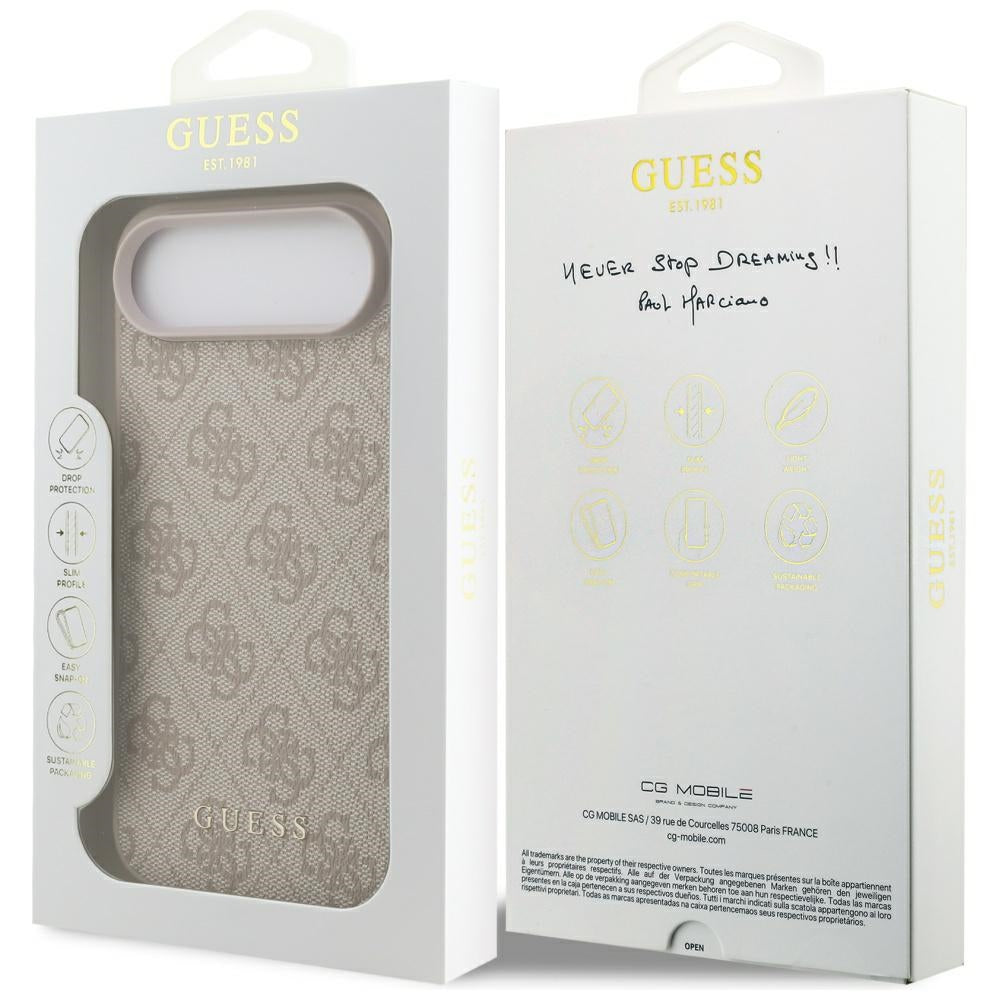 Étui pour Apple iPhone 17 Air, Guess, 4G Classic, Rose