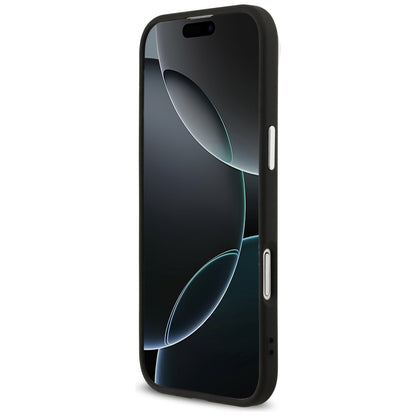 Étui pour Apple iPhone 17 Air, Guess, Big 4G Logo Classic, Noir Argenté
