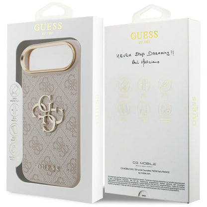 Custodia per Apple iPhone 17 Air, Guess, Big 4G Logo Classic, Rosa Dorato