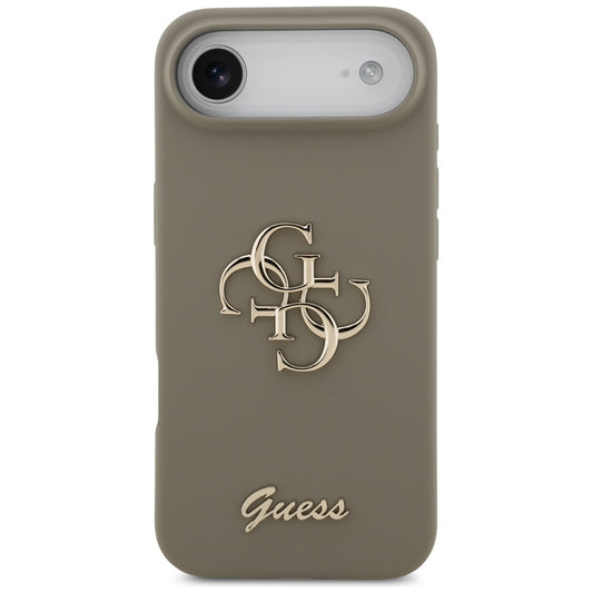 Custodia per Apple iPhone 17 Air, Guess, Big 4G Script, Marrone