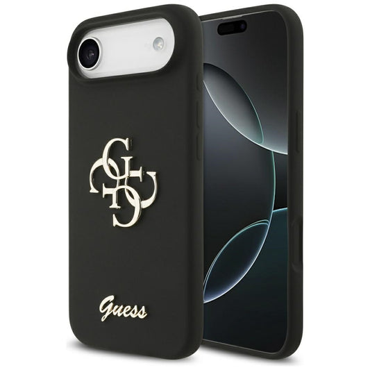 Custodia per Apple iPhone 17 Air, Guess, Big 4G Script, Nera