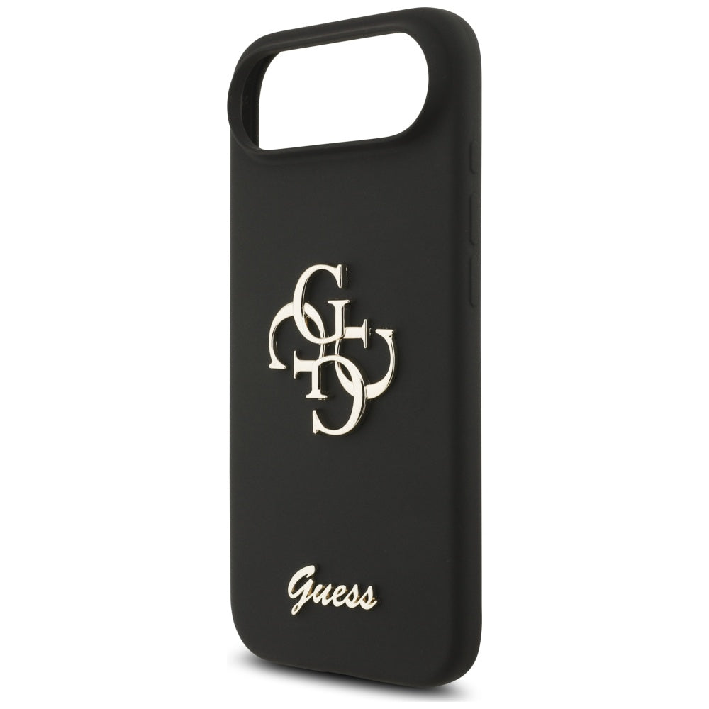 Hülle für Apple iPhone 17 Air, Guess, Big 4G Script, Schwarz
