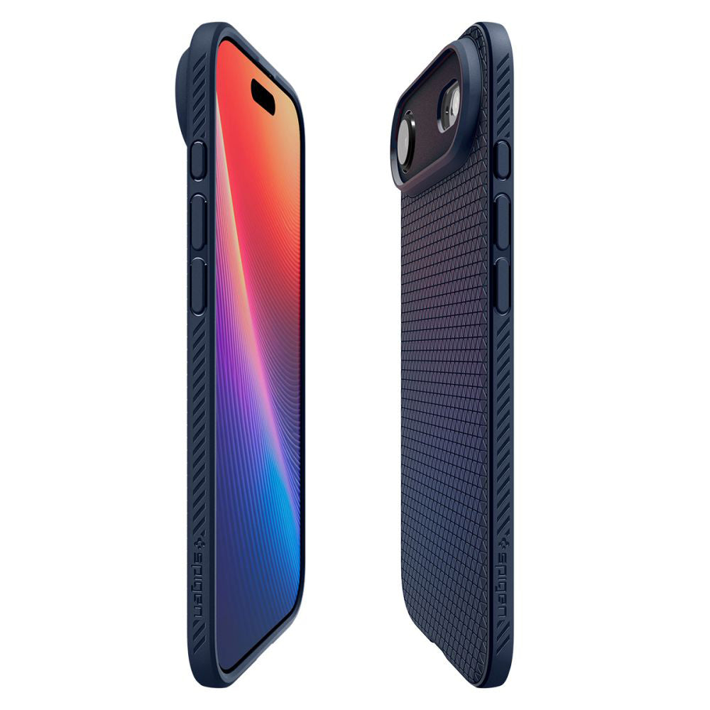 Hülle für Apple iPhone 17 Air, Spigen, Liquid Air, Marineblau ACS10303
