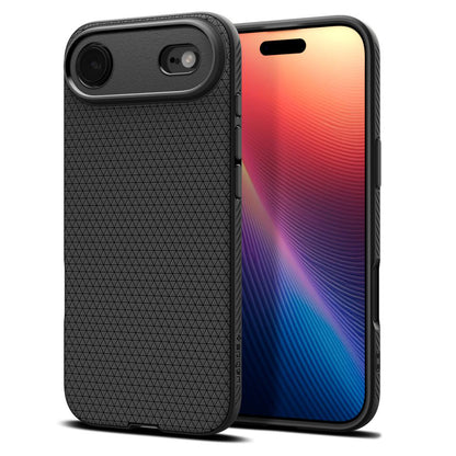 Étui pour Apple iPhone 17 Air, Spigen, Liquid Air, Noir Mat