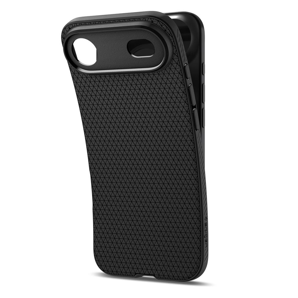 Étui pour Apple iPhone 17 Air, Spigen, Liquid Air, Noir Mat